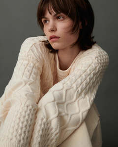 Fashion: Patchwork Jumper | Chalk