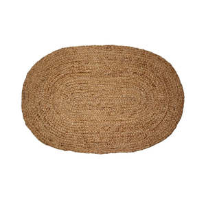 Bathroom: Jute Mat Braided Oval