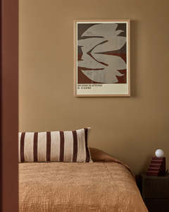 Bedroom: Huxley Cushion 40 x 90cm | Natural/Chocolate