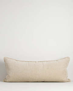 Bedroom: Sutton Cushion 40 x 90 | Oat | Feather Filled