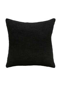 Baya: Cyprian Cushion Feather inner | Black 50 x 50 cm