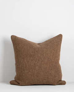 Baya: Cyprian Cushion 50 x 50 | Cocoa | Feather Inner