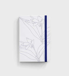 Lettuce: Hardcover Notebook Blue Jasmine