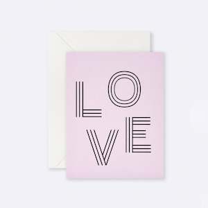 Love Stripe Letters
