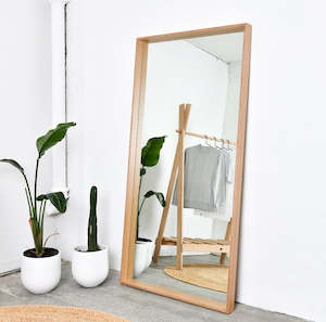 Mood: Deep Frame Mirror 2m x 1m - Oak