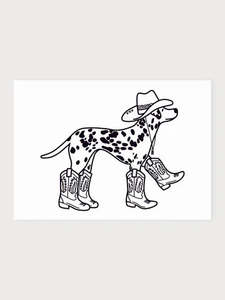 Lifestyle: Postcard - dalmatian