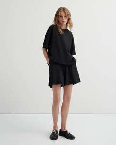 Shirts Tees: Oversized Boxy Tee | Black