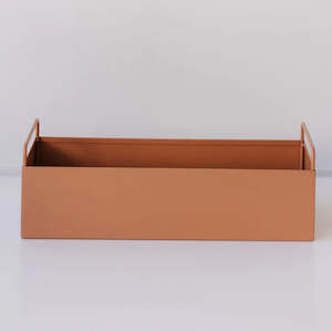 Laundry: Metal Planter Box - Terracotta