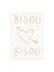 Postcard - bisou bisou