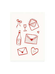 Postcard - love letter