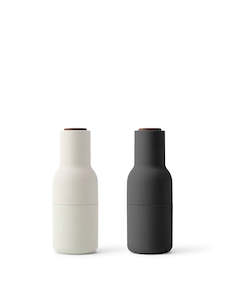 Audo Bottle Grinder - Ash/ Carbon w Walnut lid