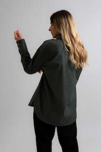 Oversized Shirt/ Liquorice