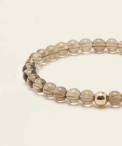 Calming Light Bracelet with Smoky Quartz