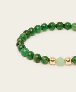 Jewellery: New Beginnings Bracelet with Aventurine & African Jade