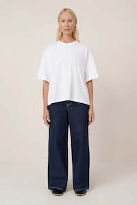 Apparel: Oversized Boxy Tee | White