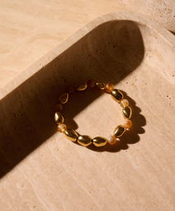 Golden Abundance Bracelet with Citrine