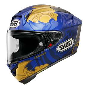 Motorcycle Road Helmets: Shoei X-SPR Pro Helmet - Marquez Thai TC2
