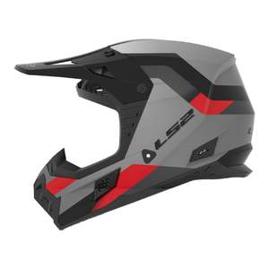 LS2 MX706 COZ Frontier II Helmet - Red / Black / Titanium 06