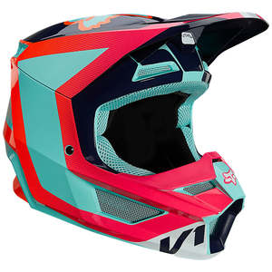 FOX YOUTH V1 VOKE HELMET [AQUA] YM