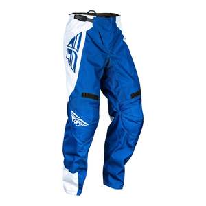 Motocross Pants: FLY Racing F-16 Pants - True Blue / White