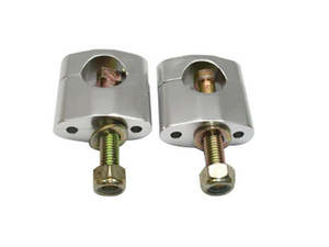 Handlebars Mounts: HANDLEBAR MOUNTS PSYCHIC PRO TAPER 35MM RISE FOR RUBBER MOUNTS 12MM BOLT HONDA KAWASAKI YAMAHA