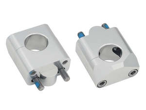 Handlebars Mounts: HANDLEBAR MOUNT PSYCHIC FATBAR UNIVERSAL CONVERT STD MOUNT 22MM TO TAPER MOUNT 28MM&RAISES THEM 25MM