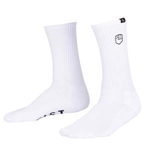 WHITE STOCKER SOCKS
