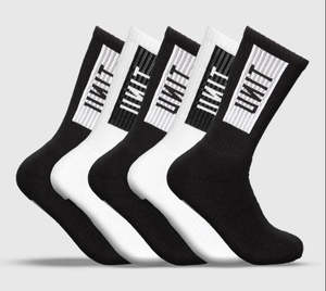 Adult Socks: Box Bamboo Hi Lux Socks - 5 Pack