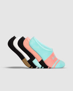 Adult Socks: Equip Ladies Bamboo Invisible Socks - 5 Pack