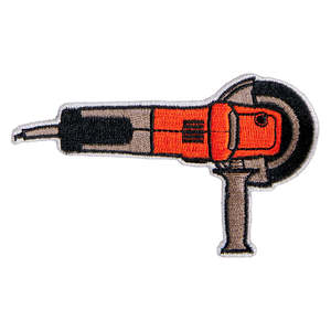 Gifts Novelties: BILTWELL PATCH 3.5" [GRIND IT BLACK/RED/GREY] 8.9CM