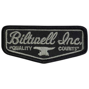 Gifts Novelties: BILTWELL PATCH 3" [SHIELD BLACK/GREY] 7.6CM