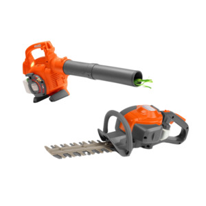 Husqvarna Toy Hedge Trimmer & Leaf Blower Bundle