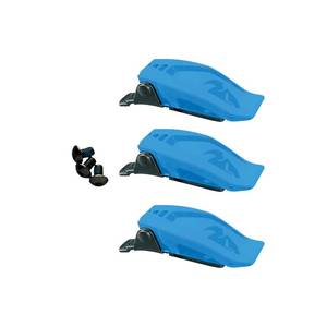 Motorcycle Boot Parts: THOR MX BUCKLE KIT BLITZ XR BL/BK