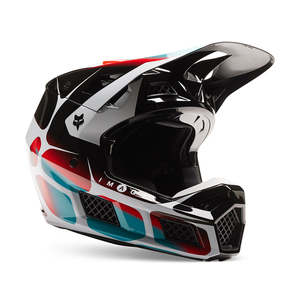 FOX V3 RS SYZ HELMET MIPS ECE [BLACK/WHITE]