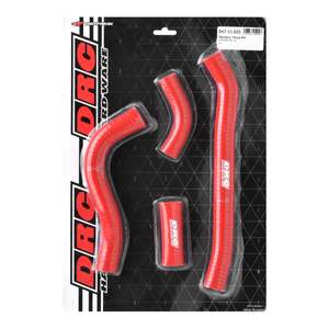Drc: DRC Radiator Hose Kit CRF250R '22- Red