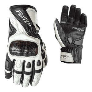 All Road Apparel: RST STUNT 3 CE GLOVE [BLACK/WHITE]