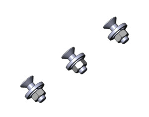 Hansa Anvil Bolt Set