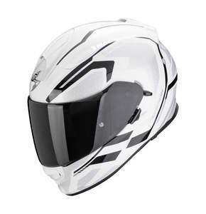 Motorcycle Road Helmets: Scorpion EXO-491 KRIPTA - White/Black