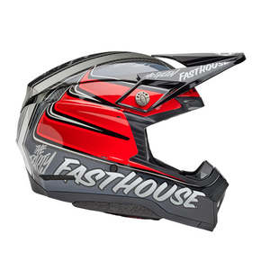 Bell MOTO-10 SPHERICAL Fasthouse DITD 25 Grey/Red