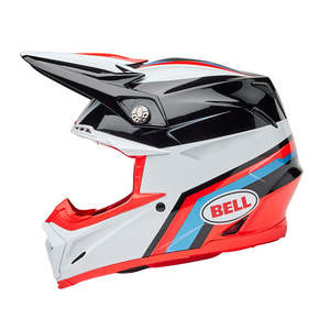 Motocross Helmets: Bell MOTO-9S FLEX Merchant Red/Black