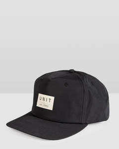 Hats Caps Beanies: Unit Mens Cap Courtz - Black