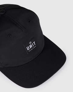 Hats Caps Beanies: UNIT Level Men's Flat Peak Unstructured Strapback Cap