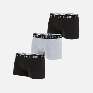 Unit Mens Short-Length Core Trunk Underwear - 3 Pack