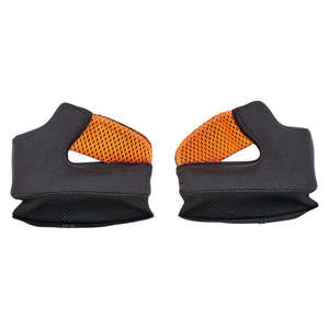 Motorcycle Helmet Parts: BILTWELL LANE SPLITTER ECE R22.06 CHEEK PAD SET [BLACK]