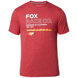 Fox Analog SS Tech Tee Chili - Medium