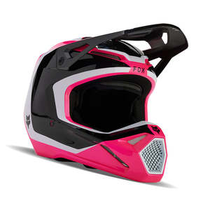 Fox Racing: FOX YOUTH V1 NITRO HELMET (BLK/PINK)