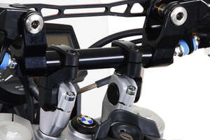 Handlebars Mounts: HANDLEBAR BAR BACK SW MOTECH 28MM HANDLEBARS BMW G650 XCHALLENGE 06-09 G650 XMOTO 06-09