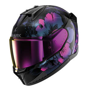 Motorcycle Road Helmets: Shark D-SKWAL 3 Mayfar - Blk/Vio
