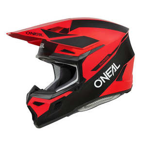 Motocross Helmets: O'Neal Youth 3SRS RACE Helmet - Black/Red