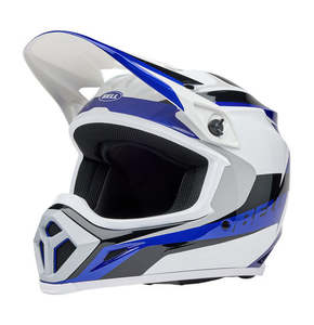 Motocross Helmets: Bell MX-9 MIPS Rift Blue/White
